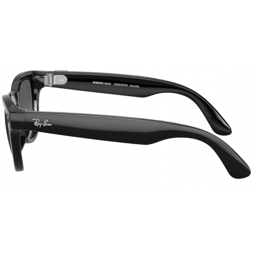 Умные очки Ray-Ban Meta* Skyler Gen 2 Shiny Black, Поляризационные линзы Polar Gradient Graphite (RW4014)